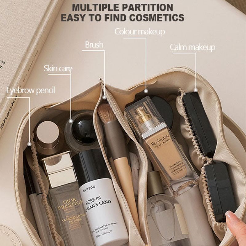 Cosmetic Bag Large Capacity Multifunction Women Toiletries Organizer Storage Travel Make Up Tool Case