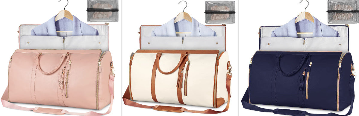 Duffle Bag, Large Capacity Travel Handbag Folding Suit Bag Waterproof Clothes Totes