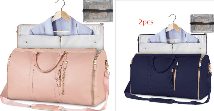 Duffle Bag, Large Capacity Travel Handbag Folding Suit Bag Waterproof Clothes Totes