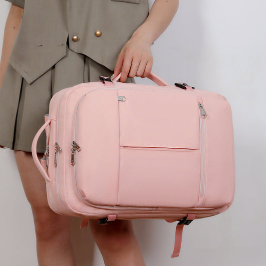 Business Travel Backpack Large Capacity Women Men Multiple Pockets And Zippers Versatile Computer Bags