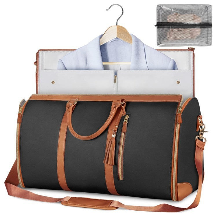 Duffle Bag, Large Capacity Travel Handbag Folding Suit Bag Waterproof Clothes Totes