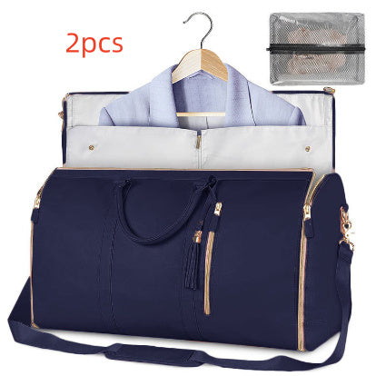 Duffle Bag, Large Capacity Travel Handbag Folding Suit Bag Waterproof Clothes Totes