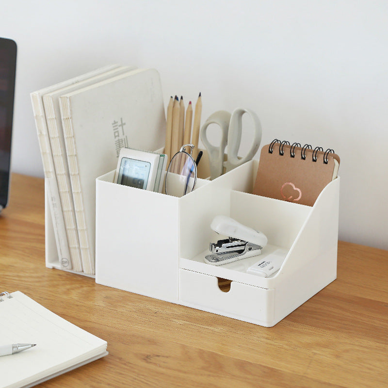 Desk Organizer with Drawer, Desktop Organizer Office Home