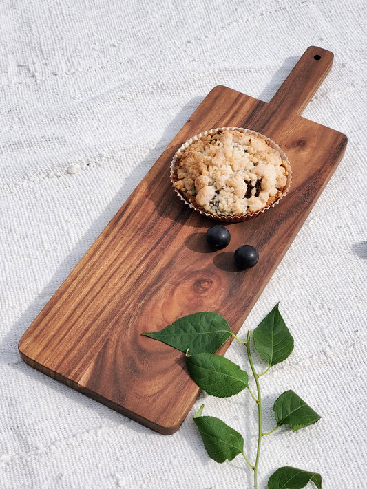 Albizia Wooden Charcuterie Serving Board - Large