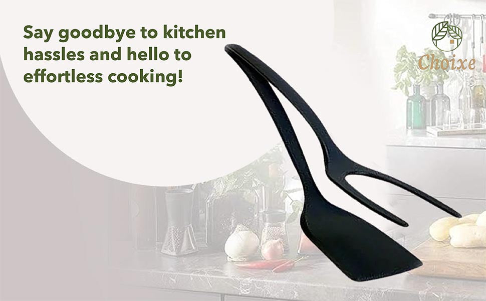 Spatula Tongs Cooking Tool Eco-Friendly Non-Stick