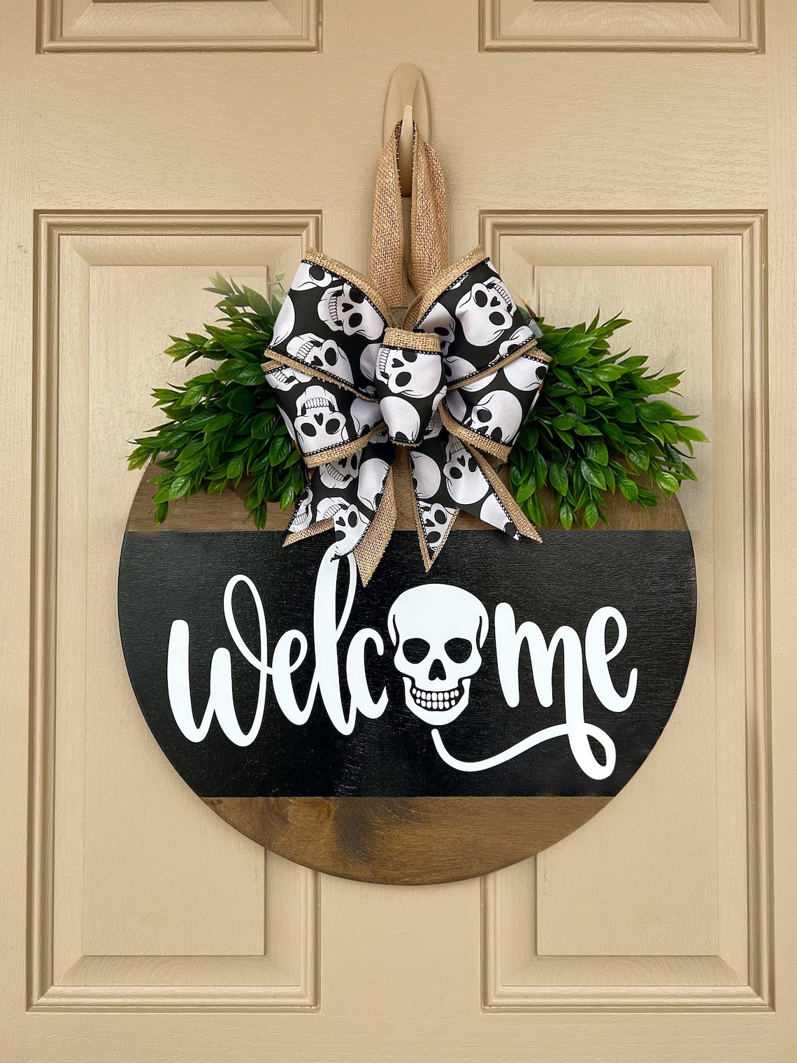 Halloween Ghost Skull BOO Skeletons Doorplate Decoration Pendant