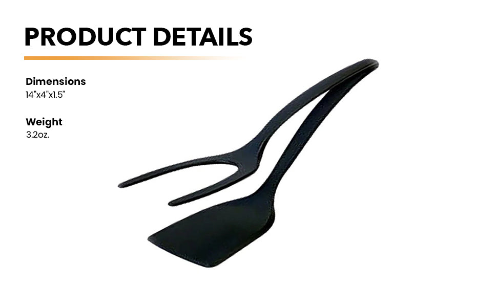 Spatula Tongs Cooking Tool Eco-Friendly Non-Stick