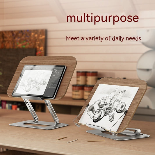 Wooden Reading Rack Laptop Stand Folding