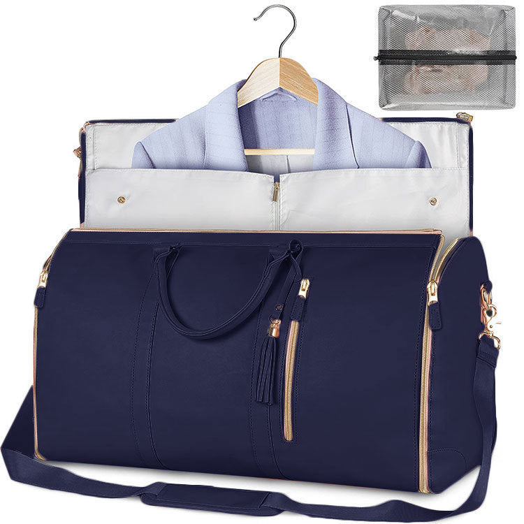 Duffle Bag, Large Capacity Travel Handbag Folding Suit Bag Waterproof Clothes Totes