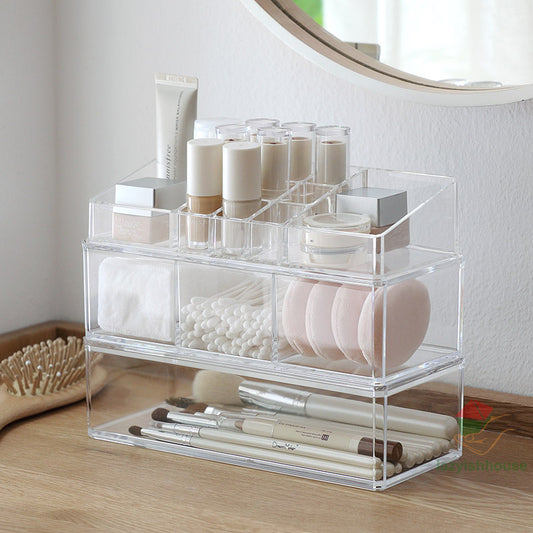 Storage Box Bathroom Mirror Cabinet Drawer Storage Divider Acrylic
