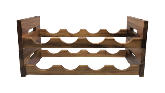 Acacia Wood Stackable Wine Rack