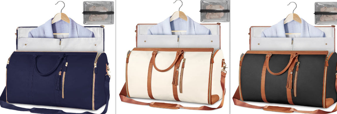 Duffle Bag, Large Capacity Travel Handbag Folding Suit Bag Waterproof Clothes Totes