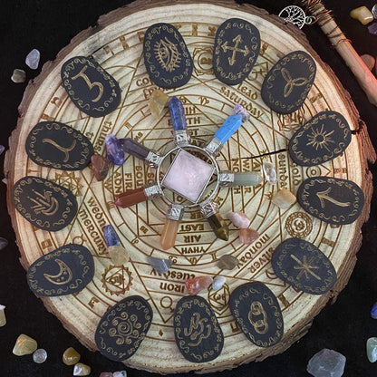 Witch Rune Set Healing Alchemy
