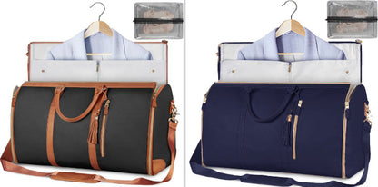 Duffle Bag, Large Capacity Travel Handbag Folding Suit Bag Waterproof Clothes Totes