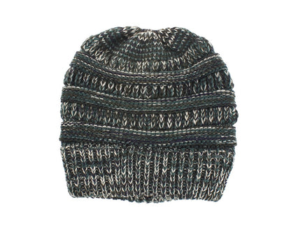 Knitted Wool Ponytail Hat