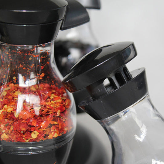 Double-layer Rotating Spice Rack For Household Kitchen