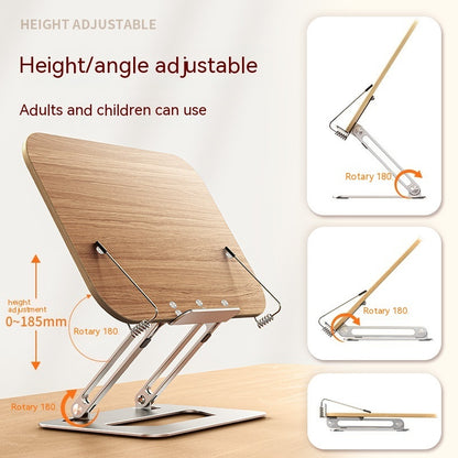 Wooden Reading Rack Laptop Stand Folding
