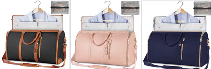Duffle Bag, Large Capacity Travel Handbag Folding Suit Bag Waterproof Clothes Totes