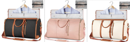 Duffle Bag, Large Capacity Travel Handbag Folding Suit Bag Waterproof Clothes Totes