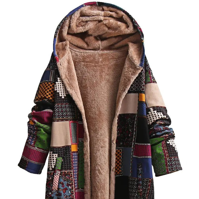Trendy Patchwork Coat