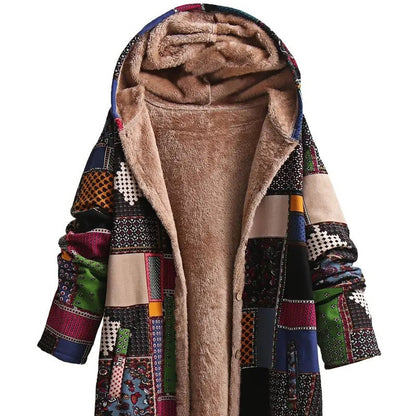 Trendy Patchwork Coat