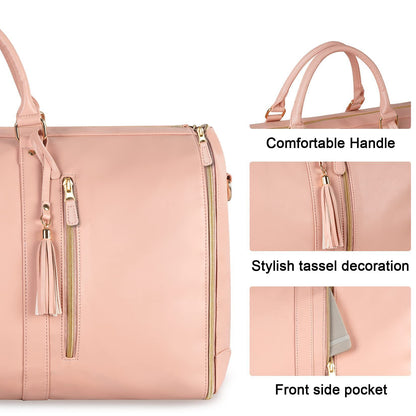 Duffle Bag, Large Capacity Travel Handbag Folding Suit Bag Waterproof Clothes Totes