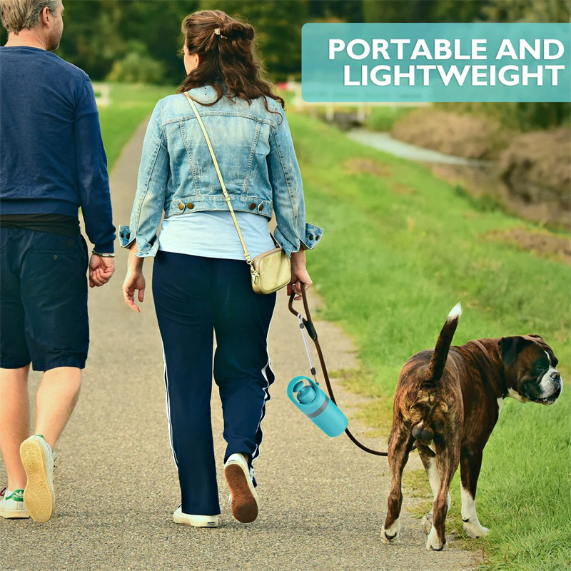 Portable Lightweight Dog Pooper Scooper, Built-in Poop Bag Dispenser, Eight-claw Shovel