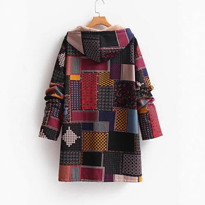 Trendy Patchwork Coat