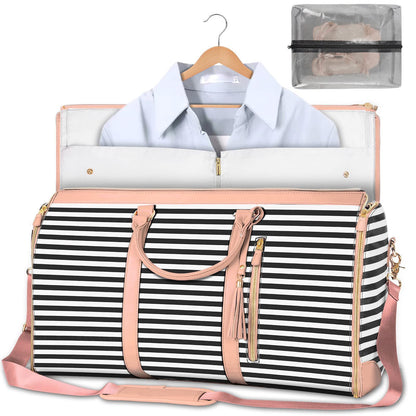 Duffle Bag, Large Capacity Travel Handbag Folding Suit Bag Waterproof Clothes Totes