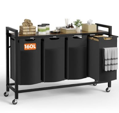 Rolling Laundry Hamper Sorter