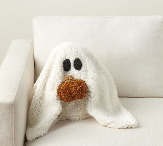 Gus The Ghost With Pumpkin Pillow Halloween Pumpkin Ghosts Doll Plush Throw Pillow Cushion Home Accessories Gifts