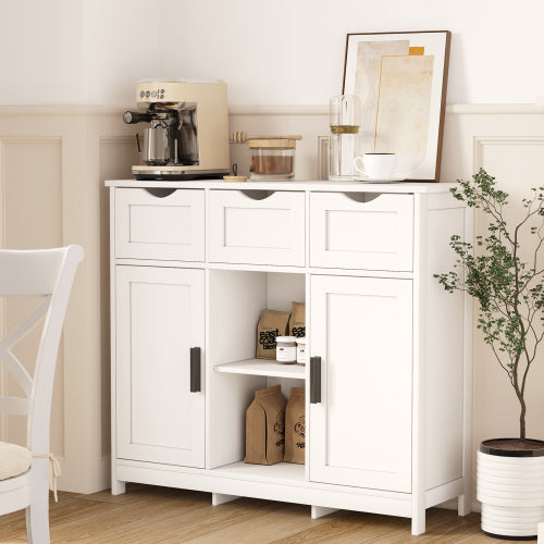 Storage Cabinet Wooden Floor Drawers Shelves Storage, Accent Cabinet For Kitchen Entry