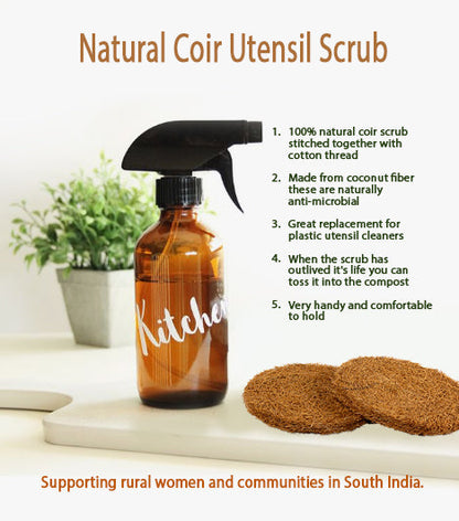 Coconut Coir Utensil and Dish Washing Scrubs