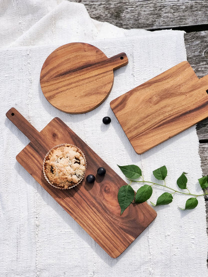 Albizia Wooden Charcuterie Serving Board - Large