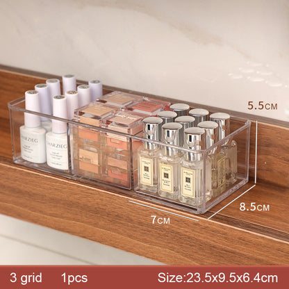 Storage Box Bathroom Mirror Cabinet Drawer Storage Divider Acrylic