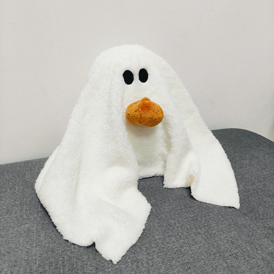 Gus The Ghost With Pumpkin Pillow Halloween Pumpkin Ghosts Doll Plush Throw Pillow Cushion Home Accessories Gifts