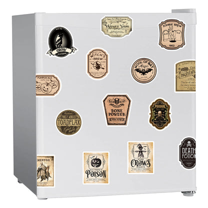 50 Vintage Halloween Bottle Graffiti Stickers