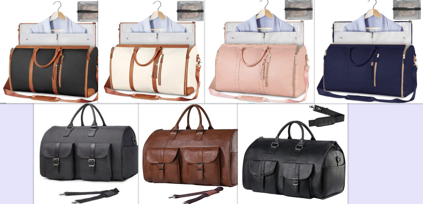 Duffle Bag, Large Capacity Travel Handbag Folding Suit Bag Waterproof Clothes Totes