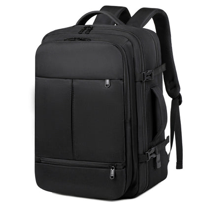 Business Travel Backpack Large Capacity Women Men Multiple Pockets And Zippers Versatile Computer Bags