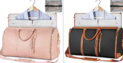 Duffle Bag, Large Capacity Travel Handbag Folding Suit Bag Waterproof Clothes Totes