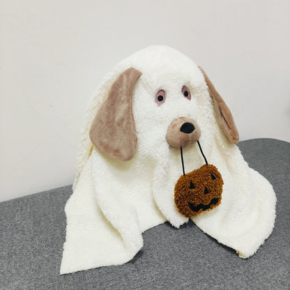 Gus The Ghost With Pumpkin Pillow Halloween Pumpkin Ghosts Doll Plush Throw Pillow Cushion Home Accessories Gifts