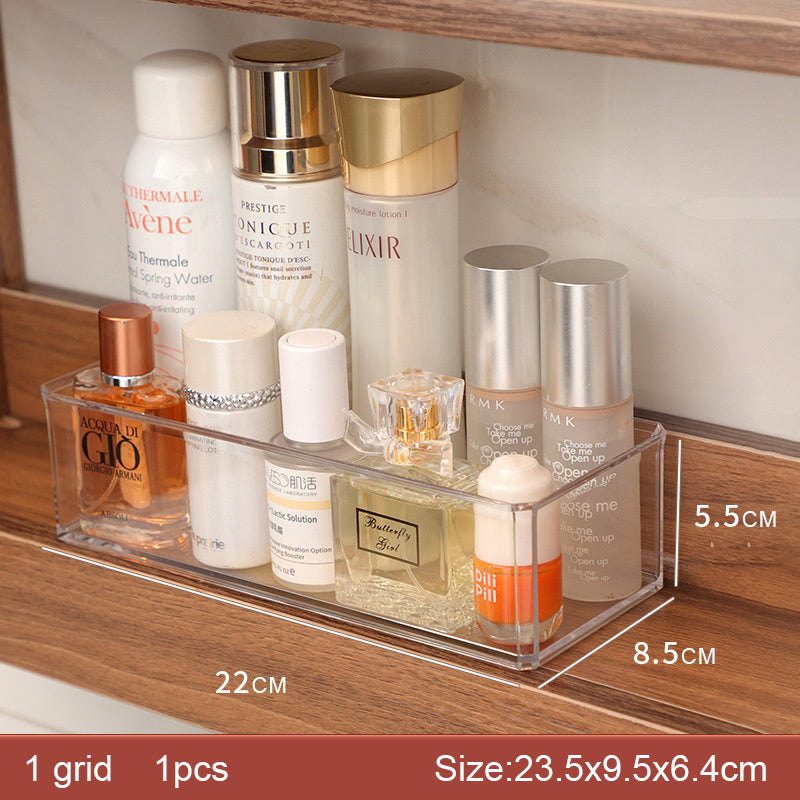 Storage Box Bathroom Mirror Cabinet Drawer Storage Divider Acrylic
