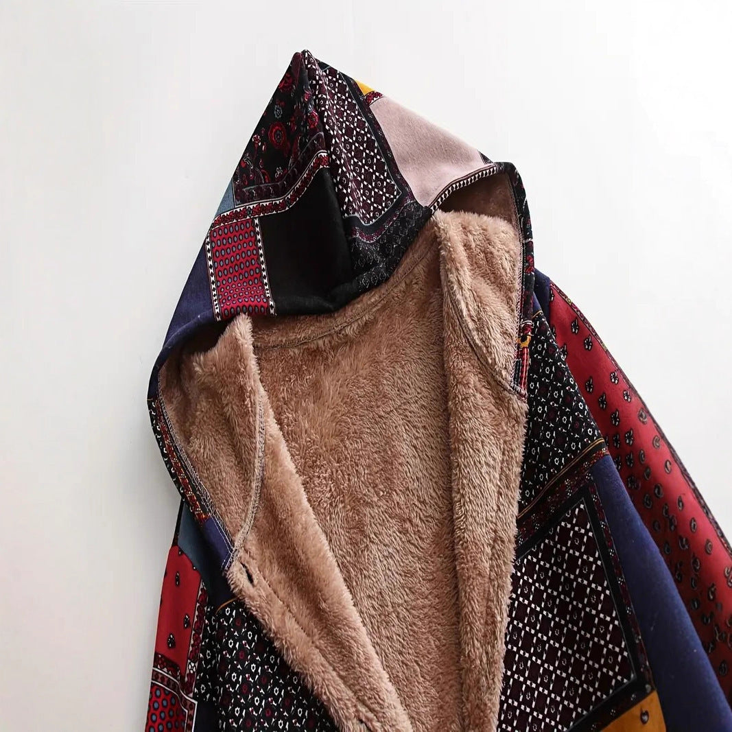 Trendy Patchwork Coat