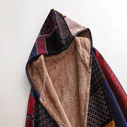 Trendy Patchwork Coat