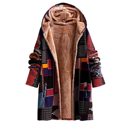 Trendy Patchwork Coat