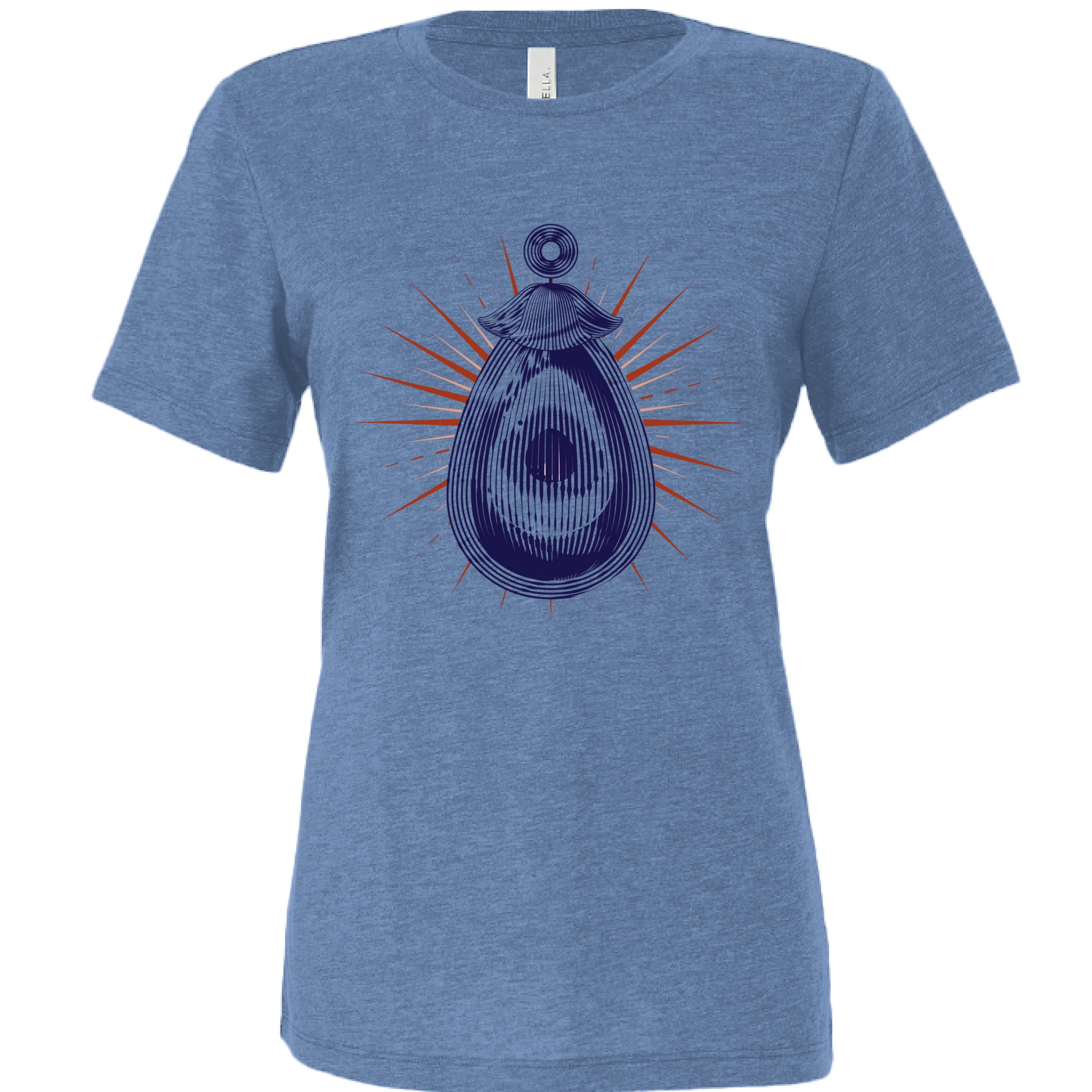 Blue Triblend - FRONT