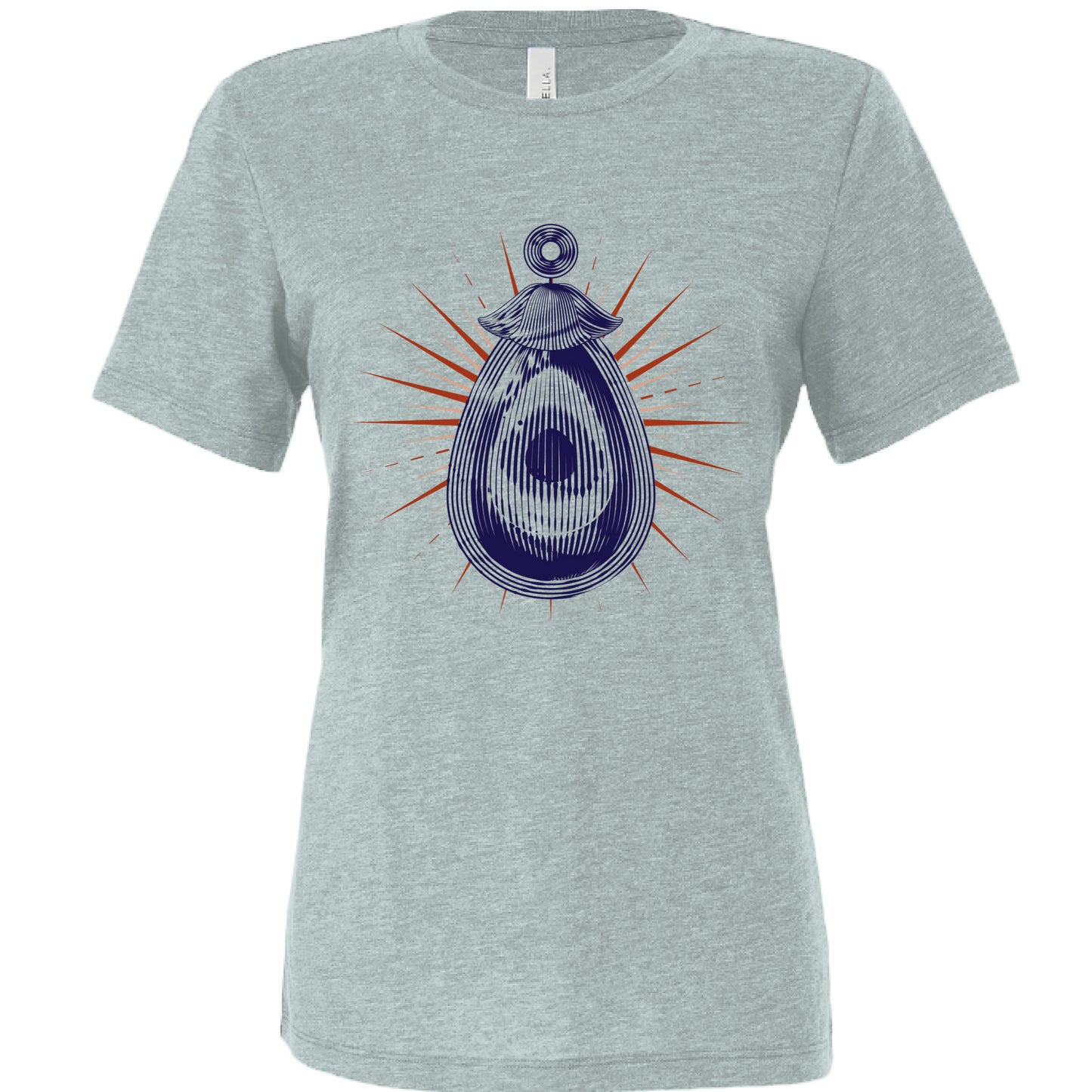 Dusty Blue Triblend - FRONT